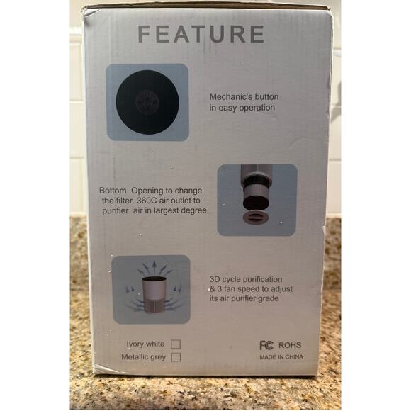 MORFY New Air Purifier covers 270 SqFt /hour, H13 True HEPA Filter Quiet Compact - Picture 4 of 13